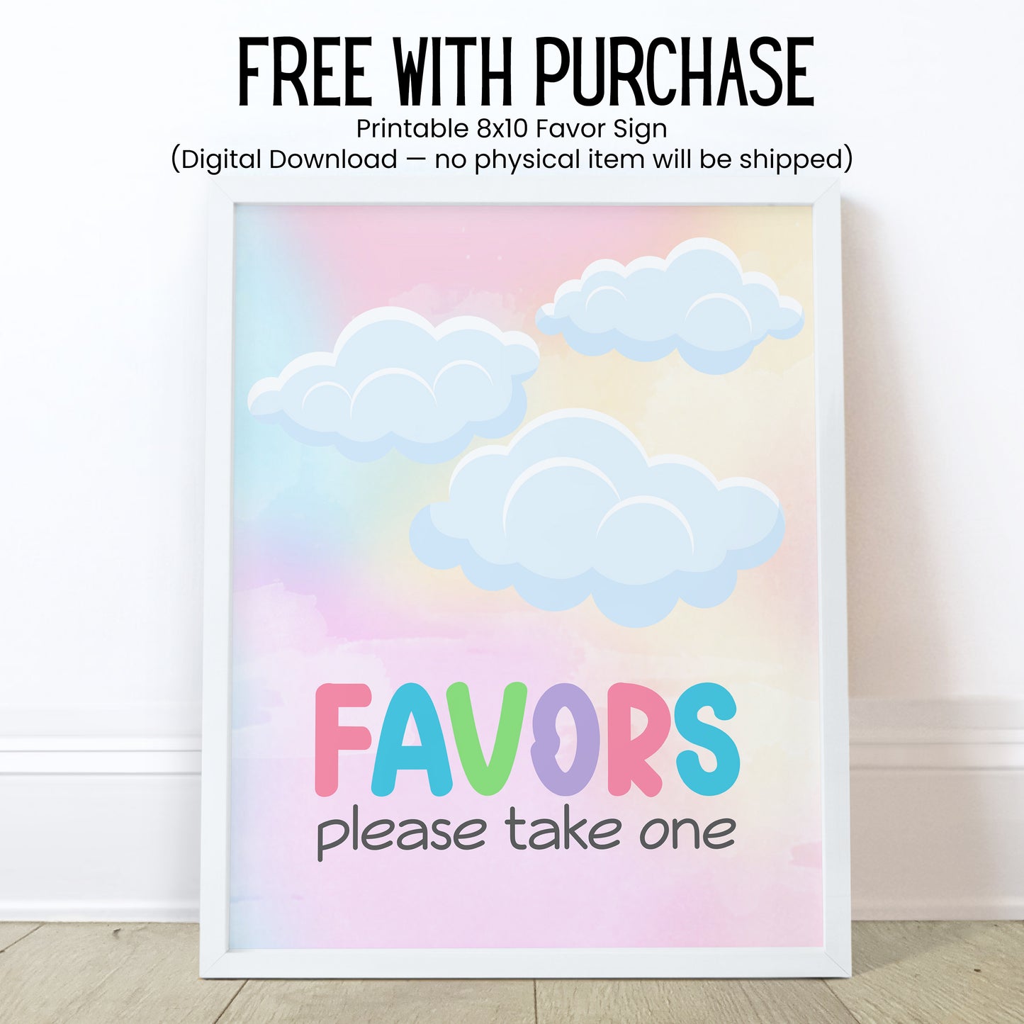 On Cloud Nine Chapstick Favors: Baby Shower or 9th Birthday Gift