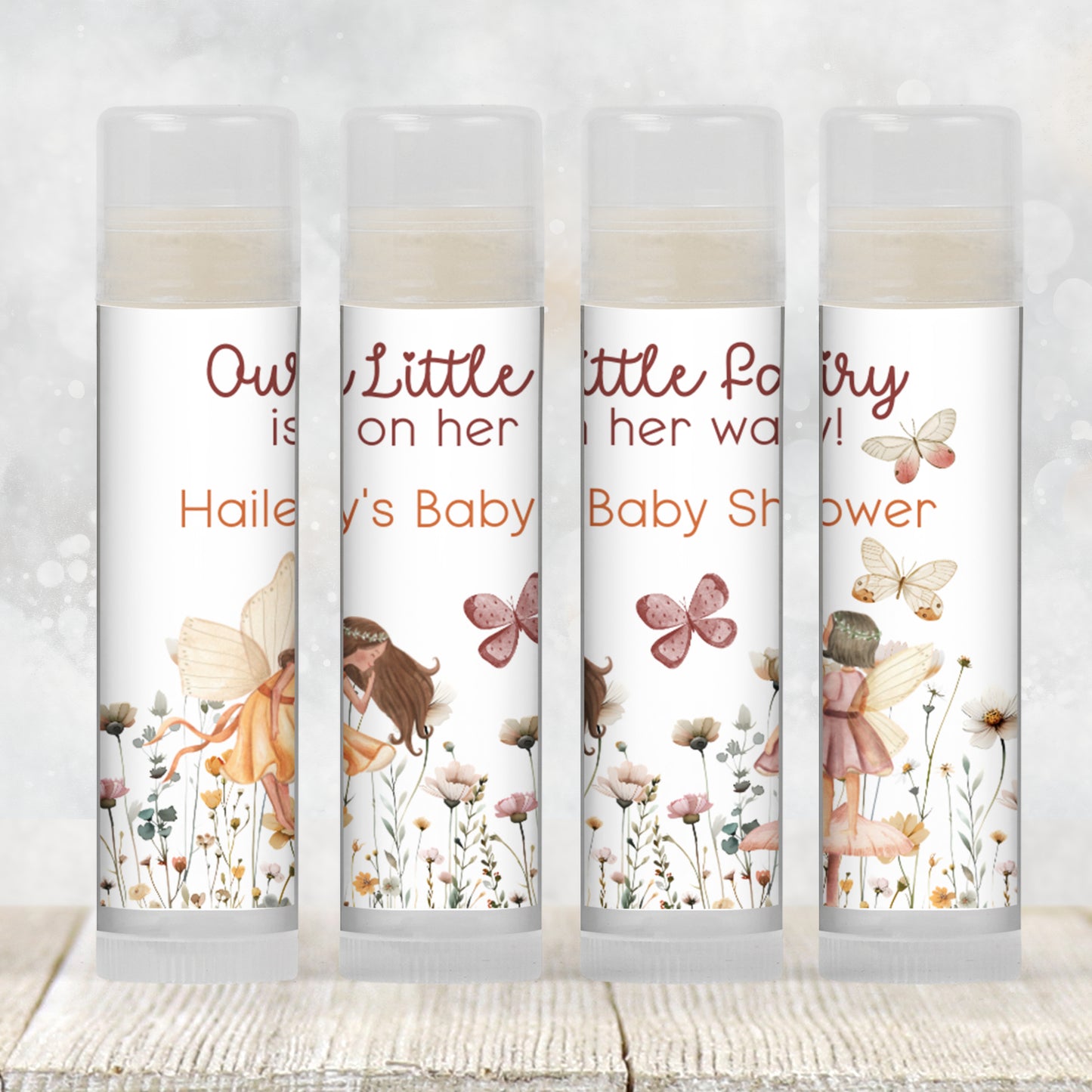 Fairy Chapstick Favors: Enchanted Baby Shower, Whimsical Birthday Gift