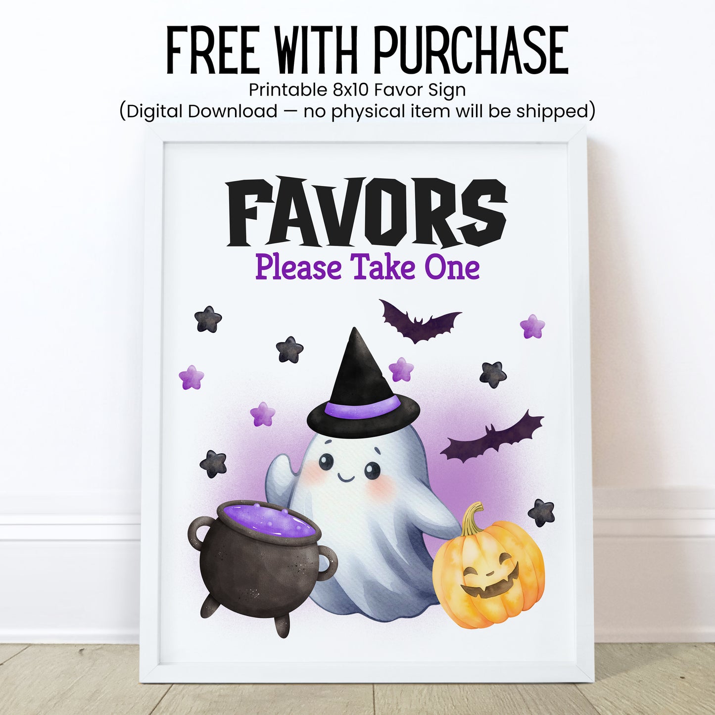 Purple Little Boo Chapstick Favors: Halloween Baby Shower, Fall Party Gift