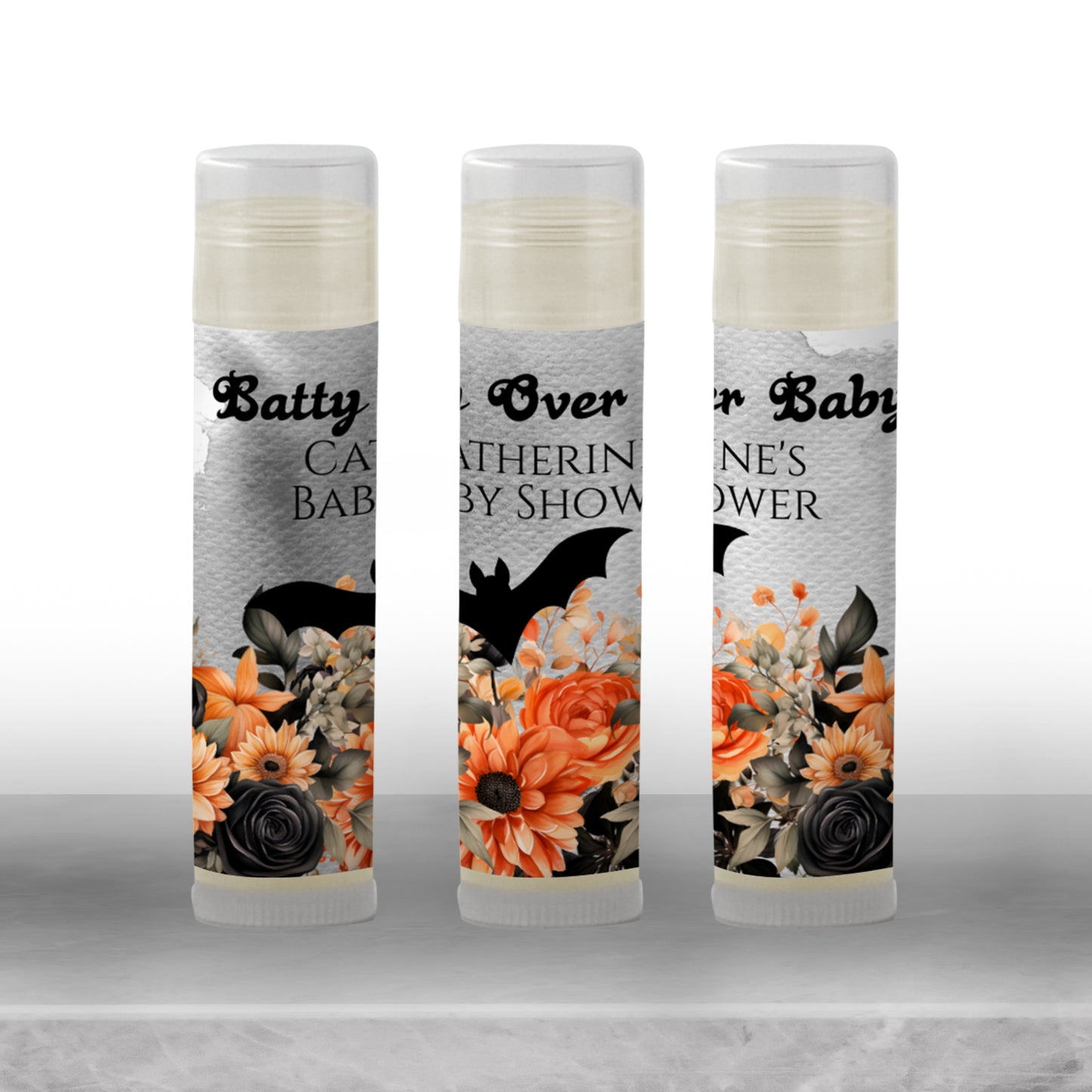 Batty for Baby Chapstick Favors: Halloween Baby Shower, October Party Gift