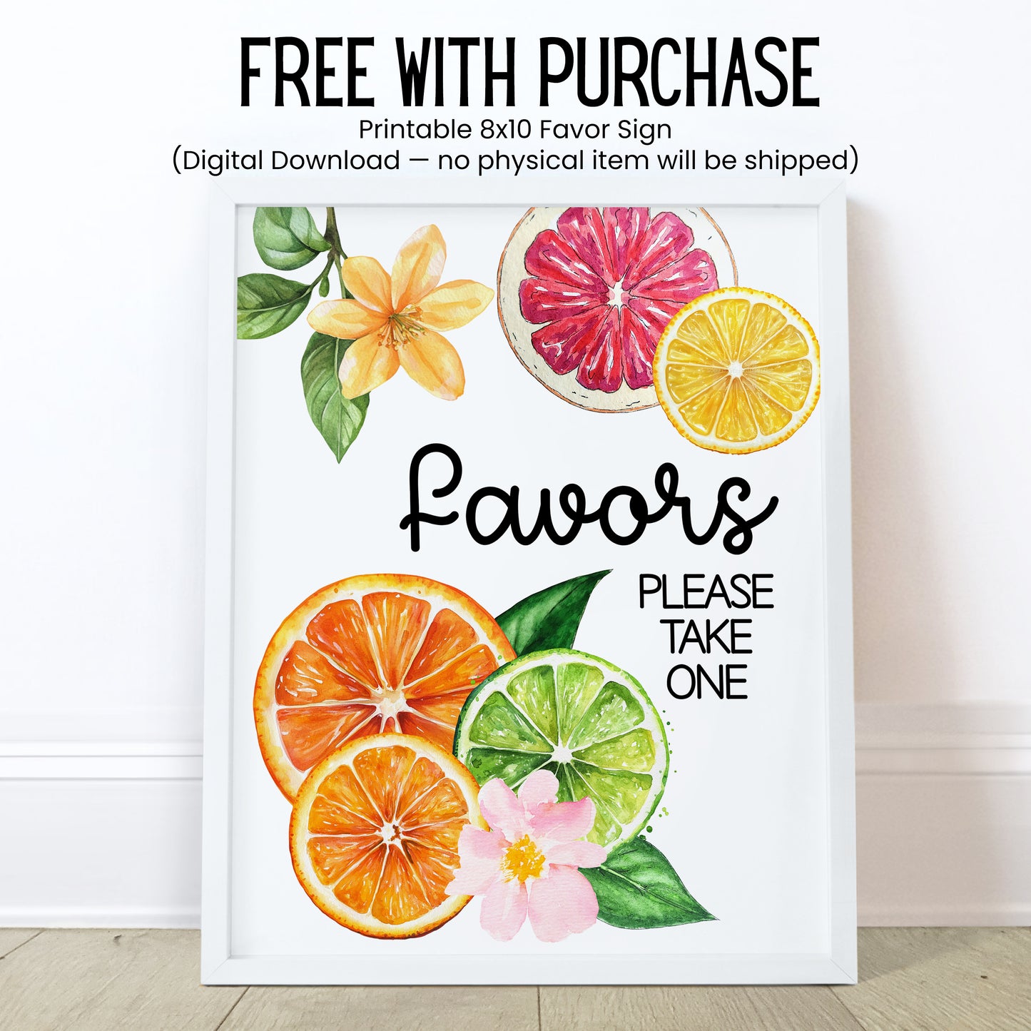 She Found Her Main Squeeze Chapstick Favors: Summer Citrus Bridal Shower Gift