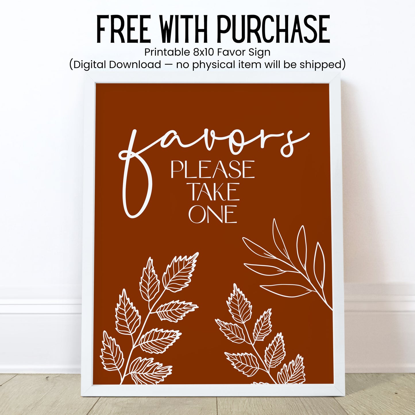 Burnt Orange Hello Baby Chapstick Favors: Rustic Fall or Gender Neutral Baby Shower Gift