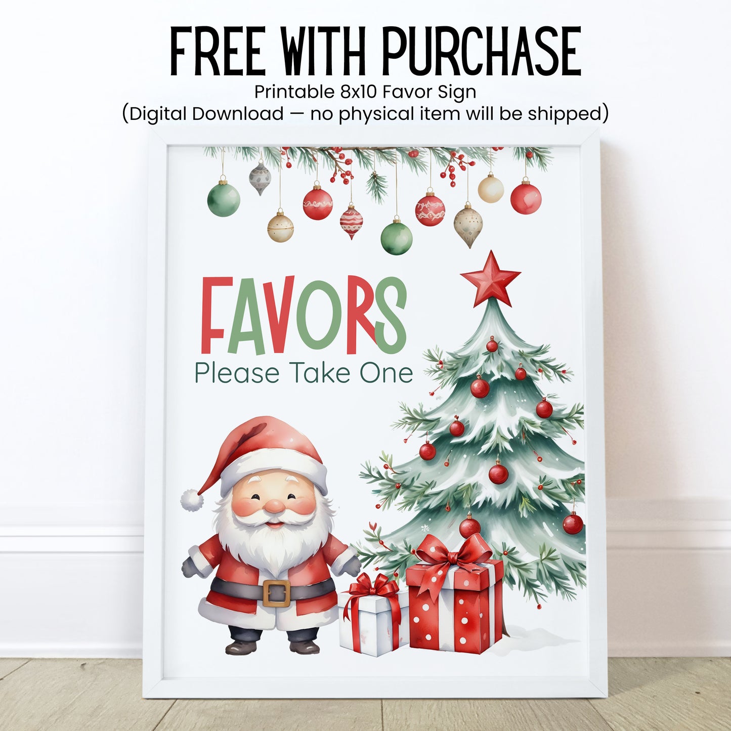 Oh What Fun Christmas Lip Balm Favor Label TEMPLATE | Editable Holiday Party Favor | Santa Christmas Printable for Kids or Adult Party 3600