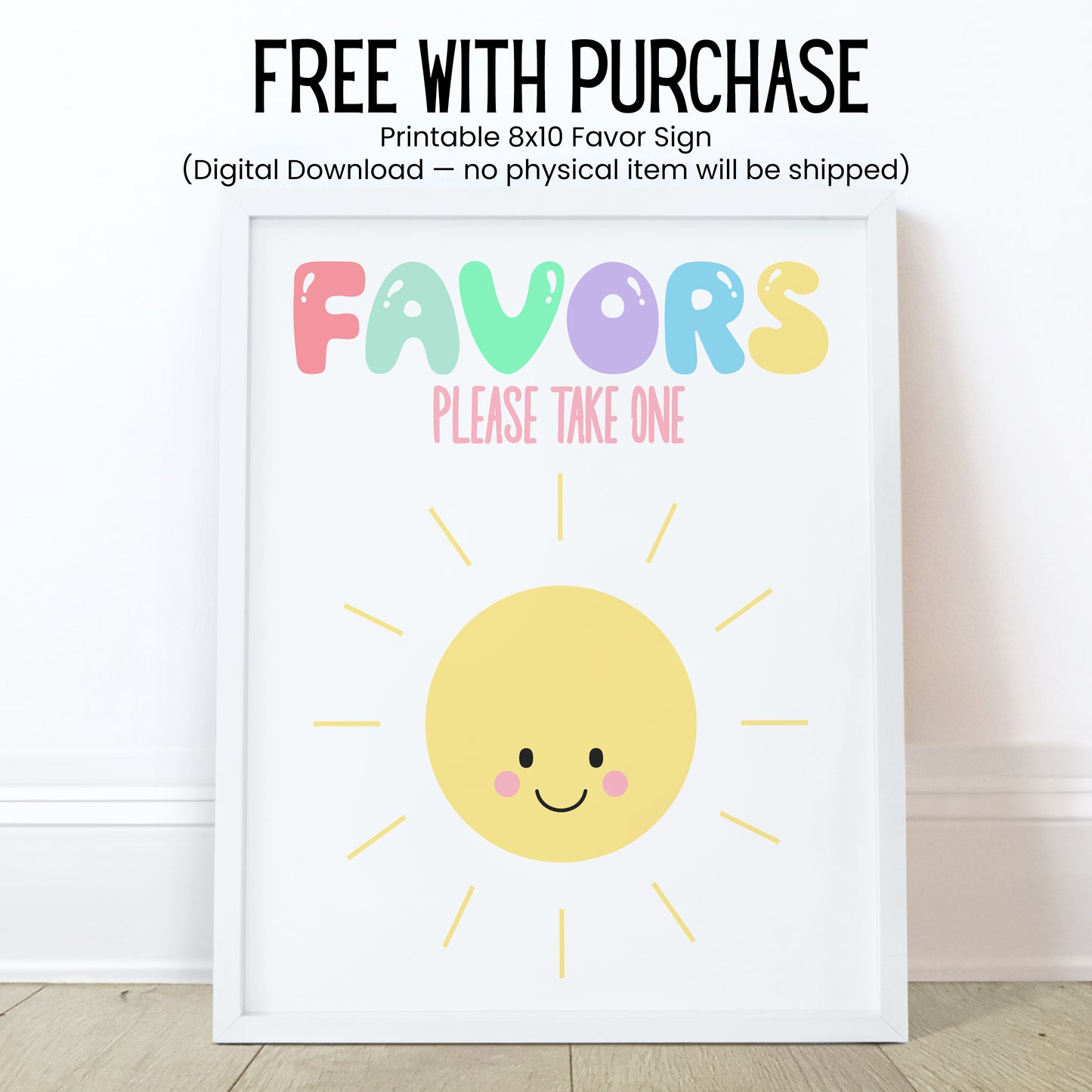 One Happy Girl 1st Birthday Favors PRINTED Lip Balm Labels or Lip Balm | Sunshine Theme Girl Party | Summer First Birthday Guest Gift 3800