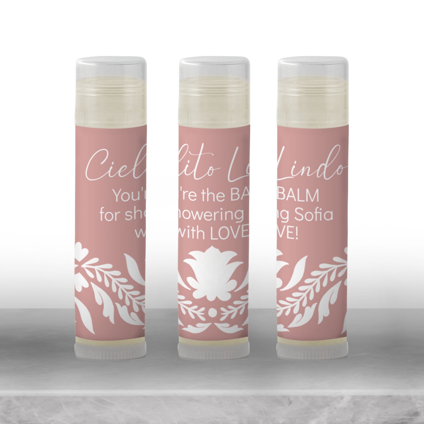 Pink Cielito Lindo Lip Balm Label TEMPLATE | Mexican Baby Shower Favor | Girl Baby Shower Fiesta | Papel Picado Printable 4001