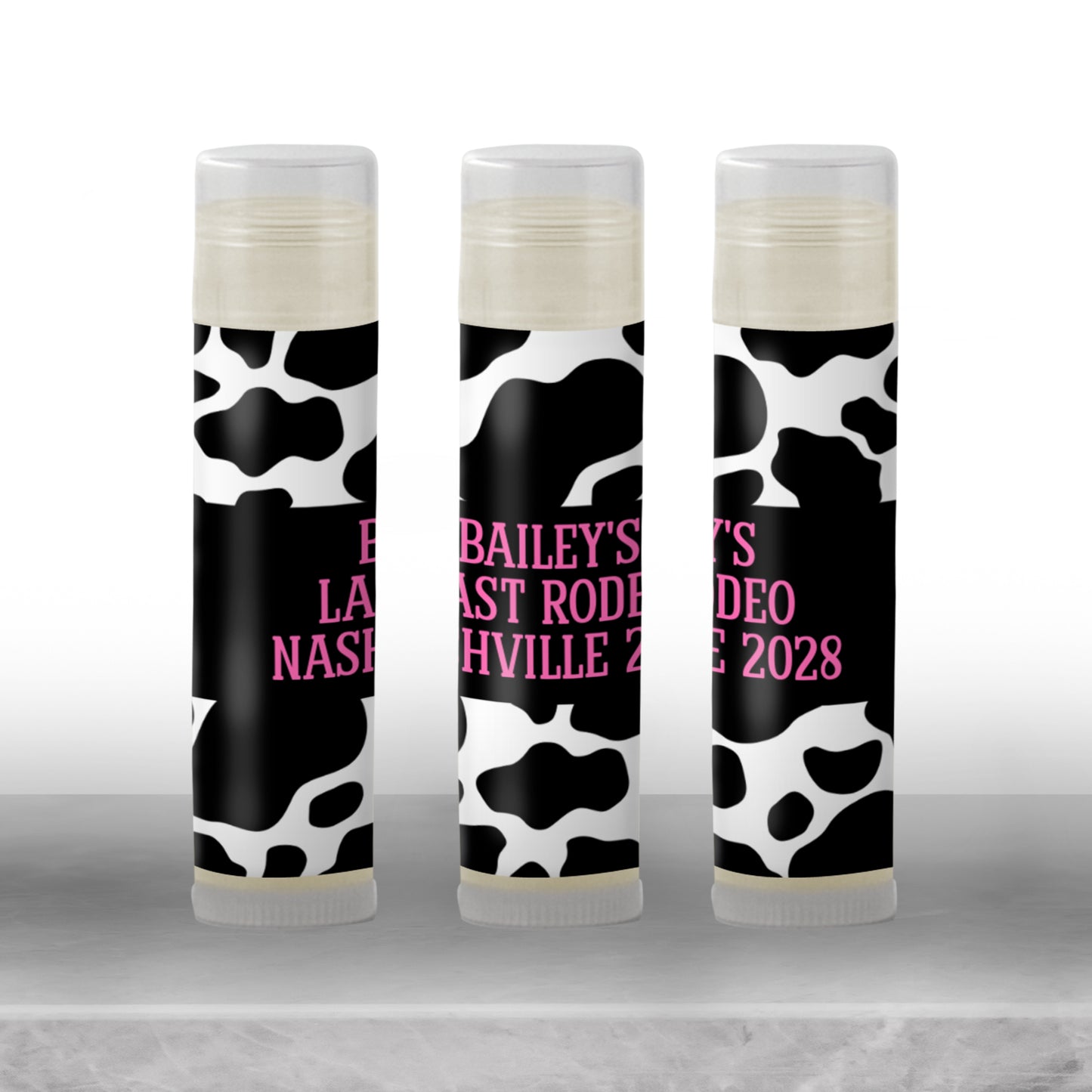 Last Rodeo Bachelorette Party Lip Balm Favor TEMPLATE | Western Cowgirl Theme | Printable Nash Bash Chapstick Label for Final Fling 4258