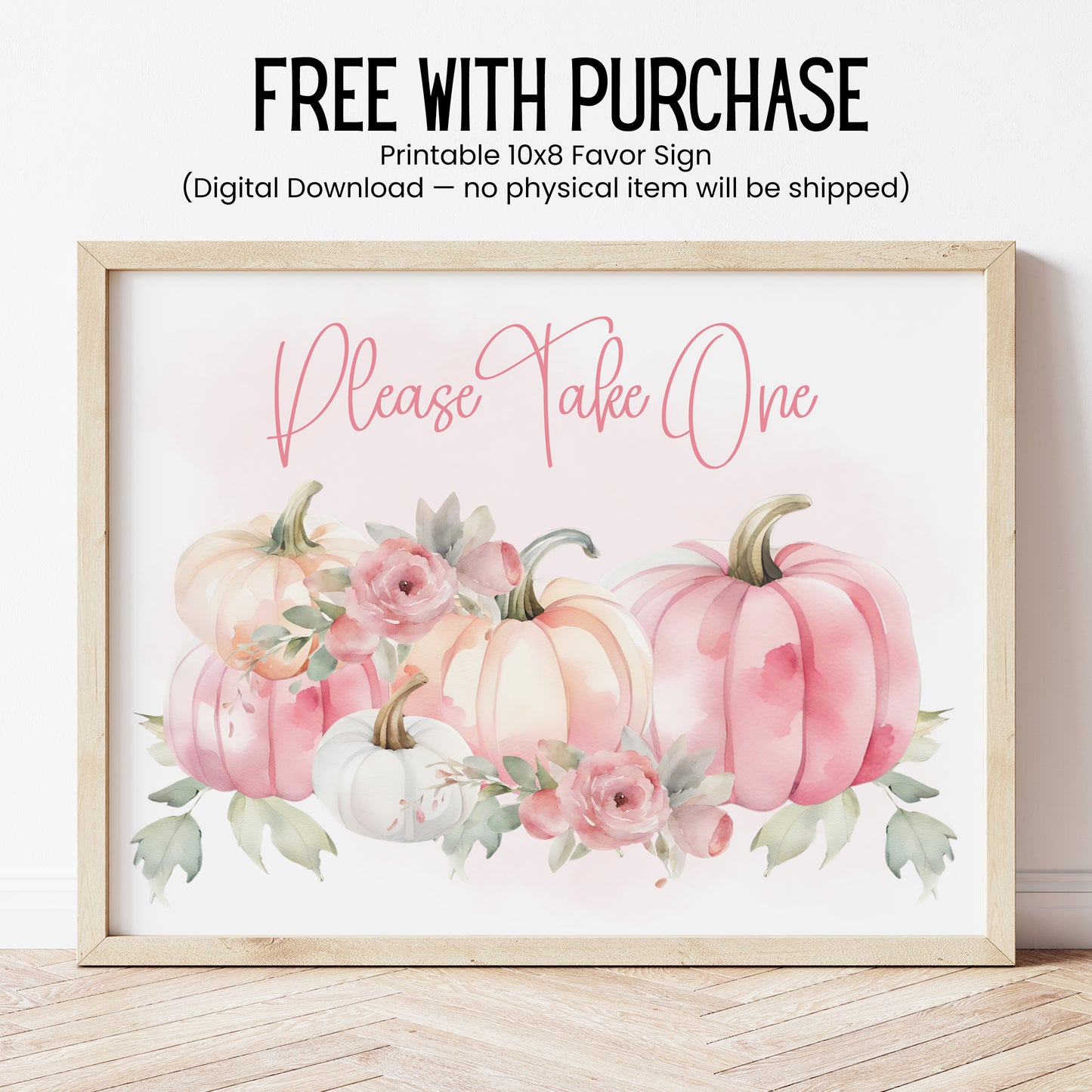 Girl Pink Little Pumpkin Baby Shower Favors | Chapstick Party Favor | Pink Floral Pumpkin Baby Shower | White Pink Pumpkin Lip Balm, 4602