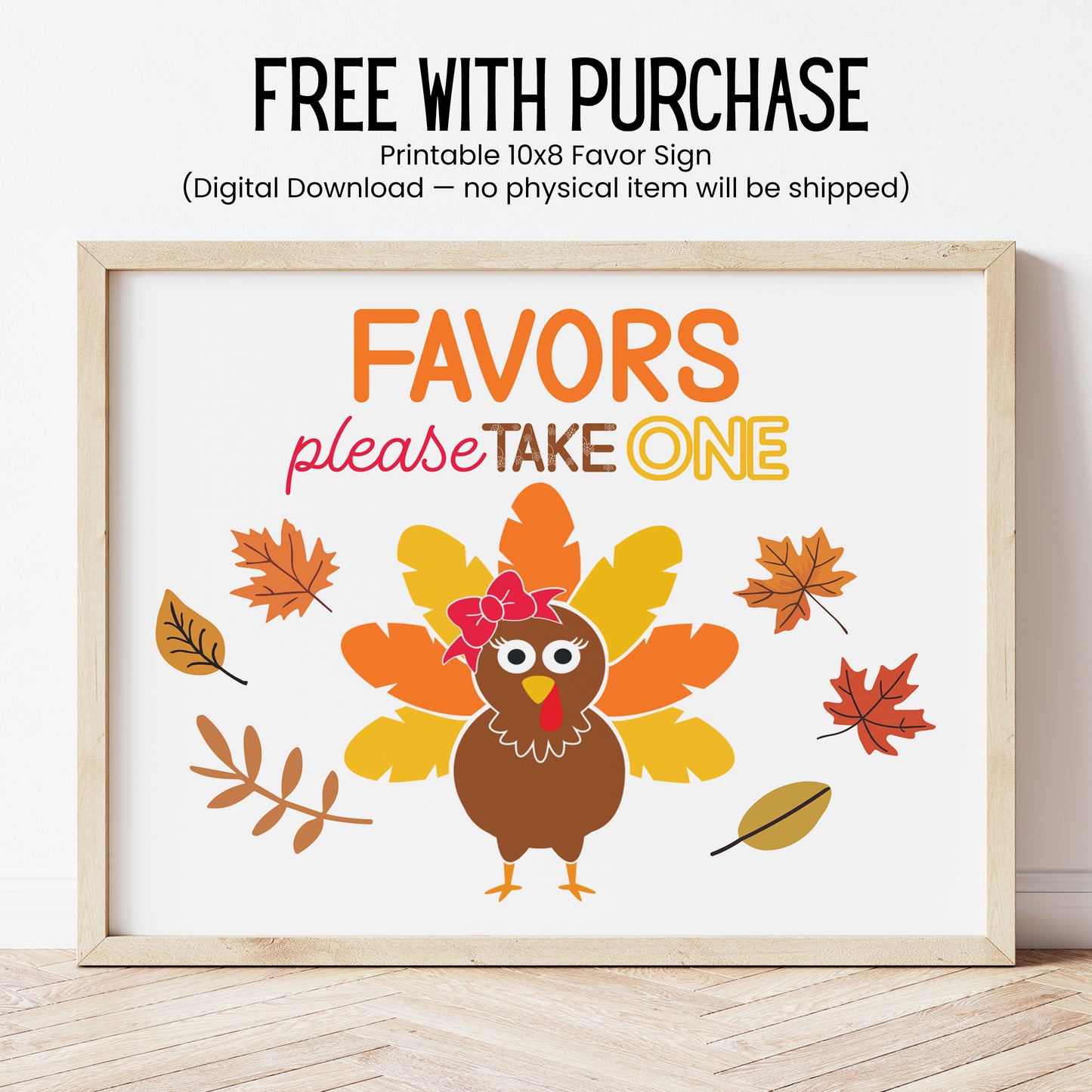 Our Little Turkey Is One Chapstick Favors: Girl Thanksgiving 1st Birthday Party Guest Gift