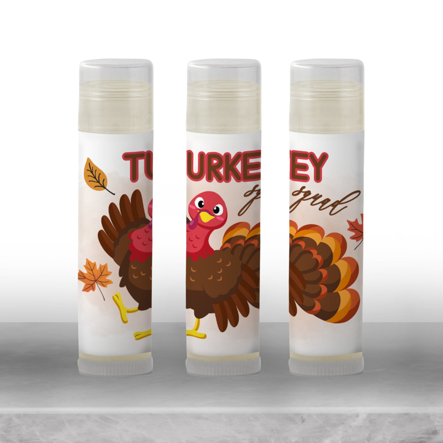 Turkey Squad Friendsgiving Lip Balm Favors: Fun Chapstick Guest Gift for Holiday Parties