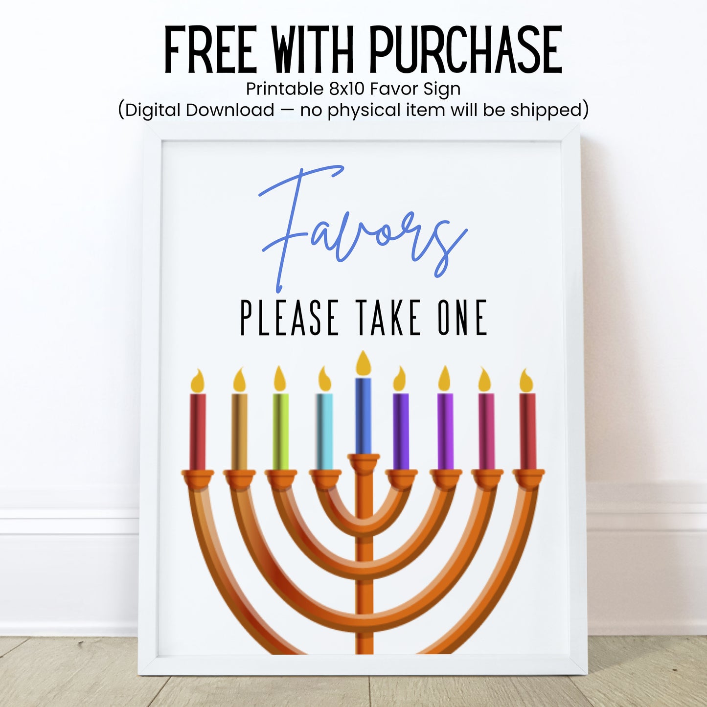 Let the Light Shine Hanukkah Lip Balm Favors: Chanukah Party Guest Gift