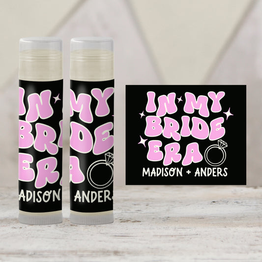 In My Bride Era Chapstick Label Template: Bachelorette, Bridal Shower Favor