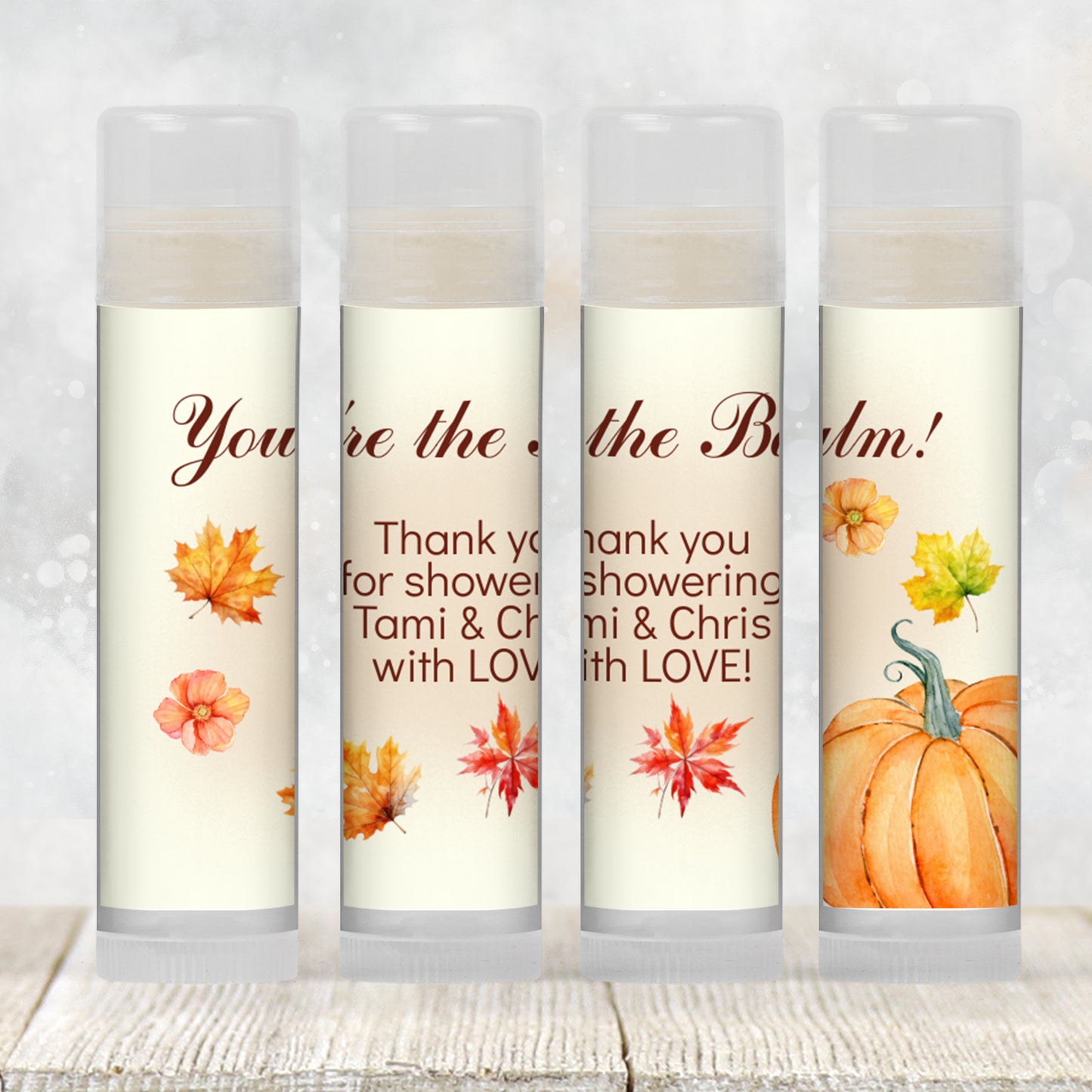 You’re the Balm Chapstick Favors: Pumpkin Baby Shower, Fall Party Gift