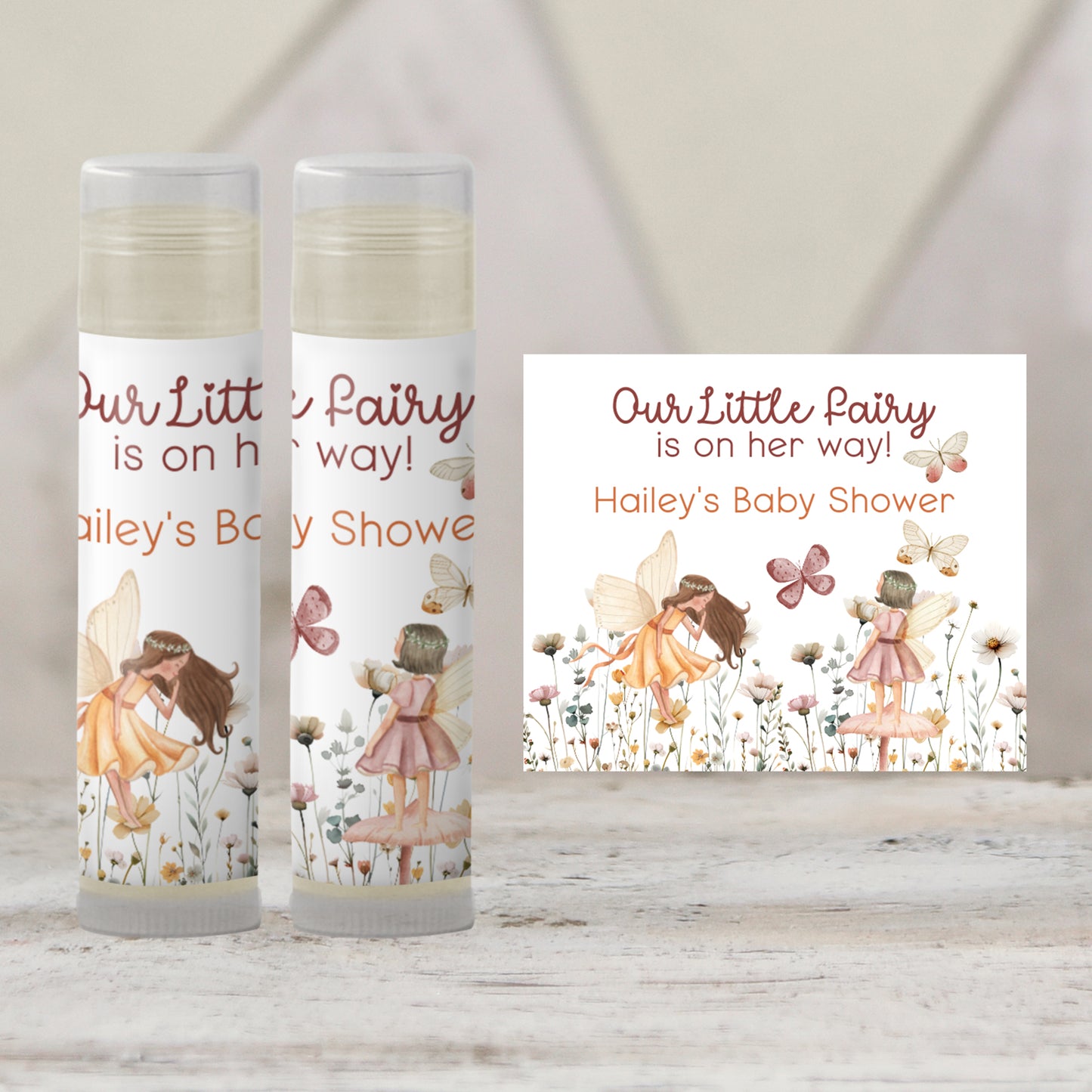 Fairy Chapstick Favors: Enchanted Baby Shower, Whimsical Birthday Gift