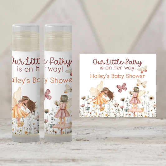 Fairy Chapstick Favors: Enchanted Baby Shower, Whimsical Birthday Gift