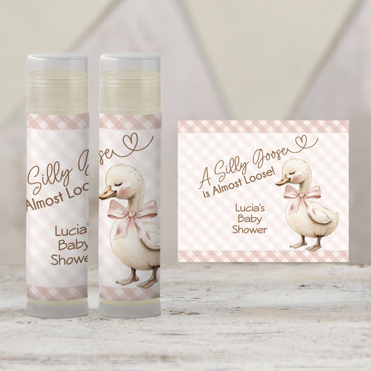 Silly Goose Baby Shower Chapstick Favors: Gender Neutral Guest Gift