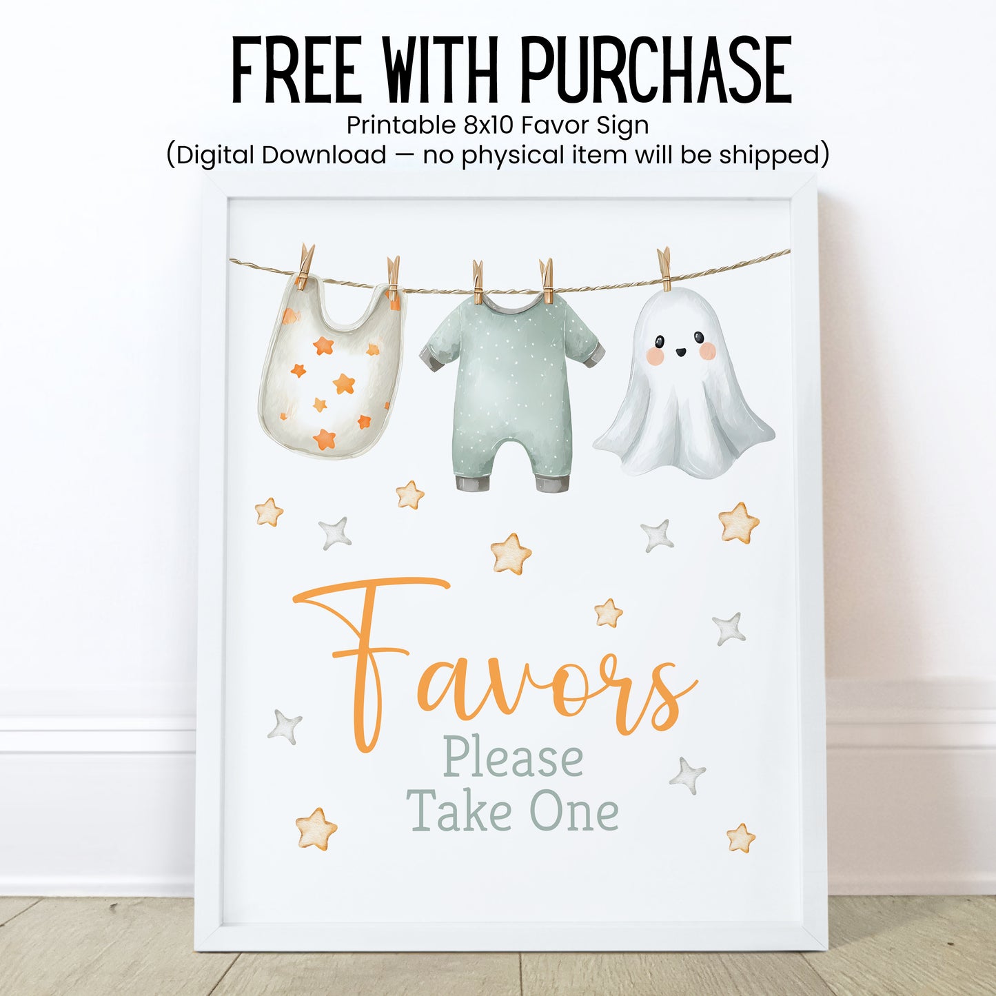 A Little Boo Is Almost Due Baby Shower Chapstick Favors: Gender Neutral Ghost Guest Gift