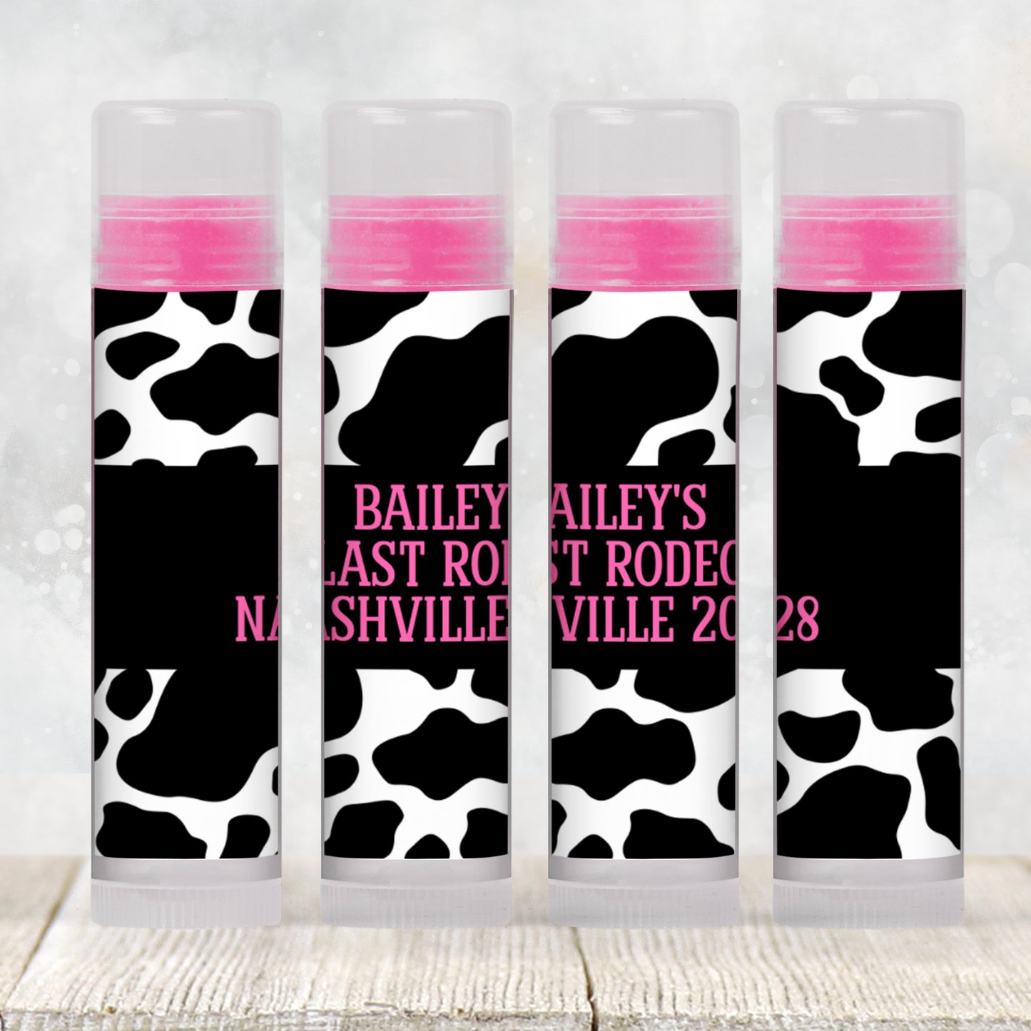 Last Rodeo Bachelorette Party Lip Balm Favor TEMPLATE | Western Cowgirl Theme | Printable Nash Bash Chapstick Label for Final Fling 4258